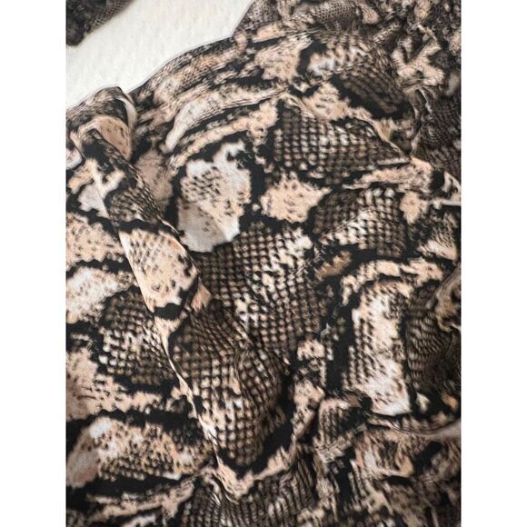 New Versona Cuban Sand Snake print dress size XL - Picture 9 of 10